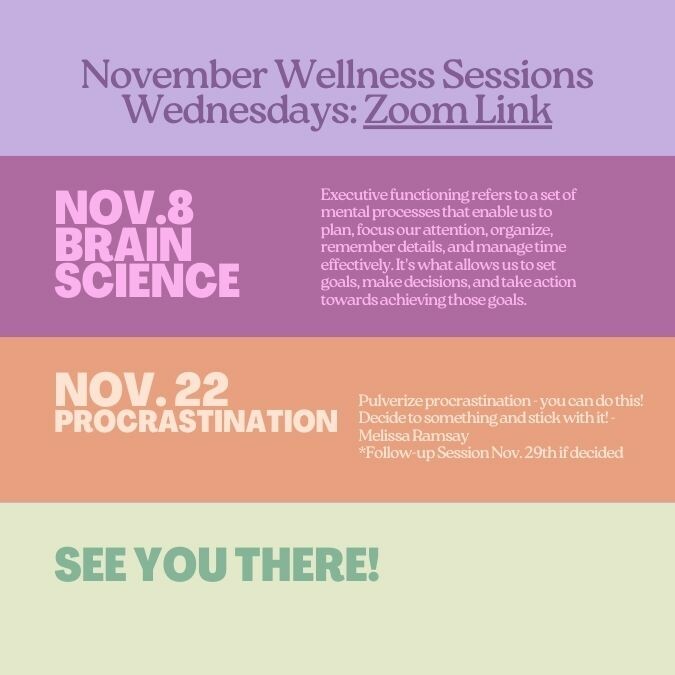november wellness sessions